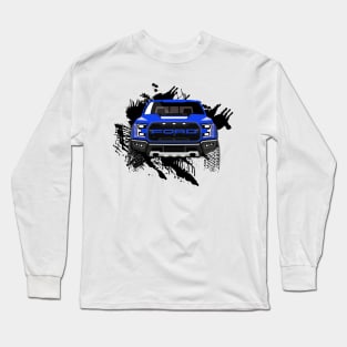 FORD RAPTOR Blue Long Sleeve T-Shirt